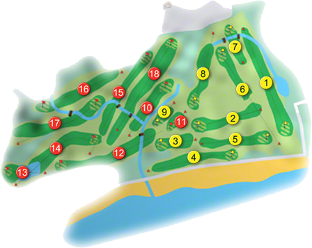 Arklow Links Golf Course Layout