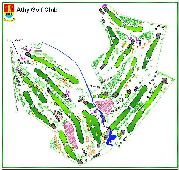 Athy Golf Course Layout