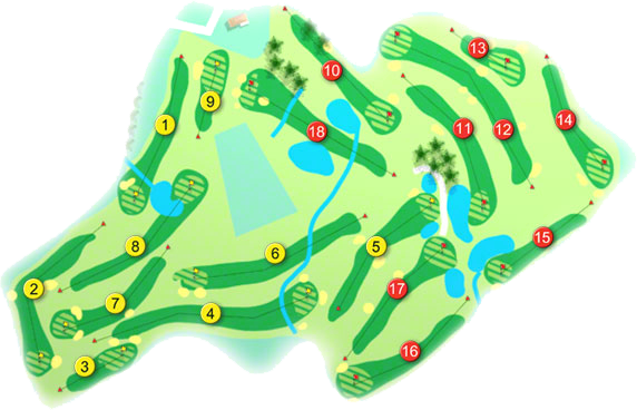 Ballykisteen Golf Course Layout