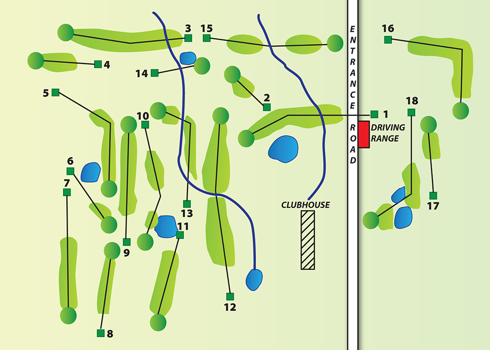 Castle Hume Golf Course Layout