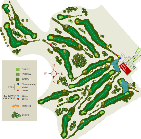 Cregmore Park Golf Course Layout