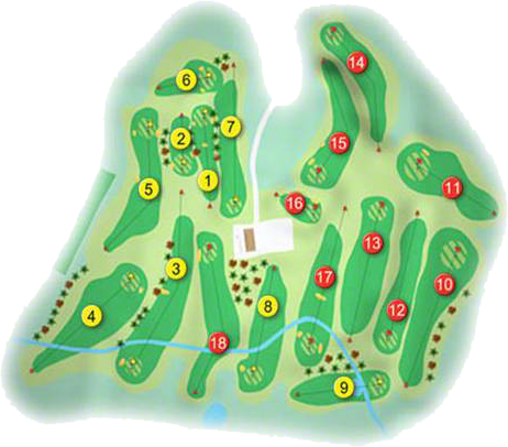 Dungannon Golf Course Layout