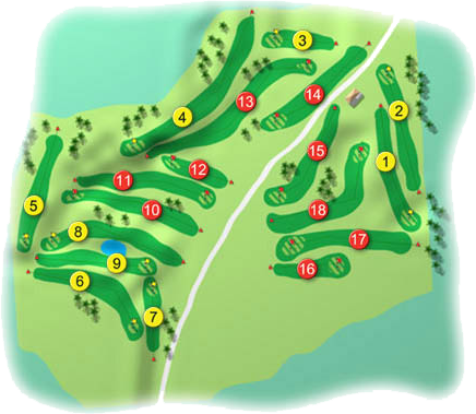 Dunmurry Golf Course Layout
