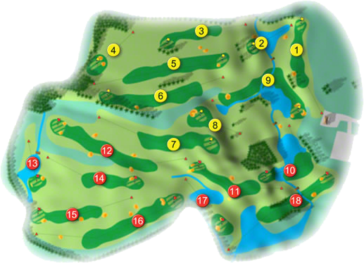 East Clare Golf Course Layout