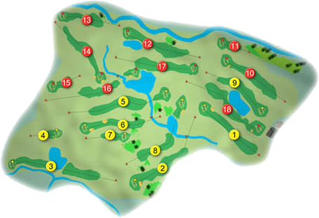 Hilton Templepatrick Golf Course Layout