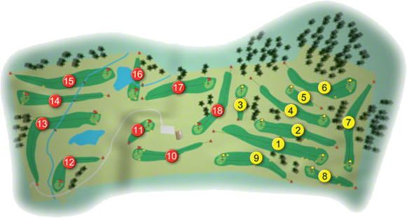 Lisheen Springs Golf Course Layout