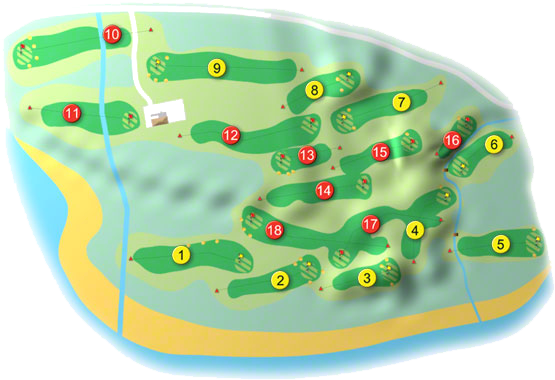 North West Golf Course Layout