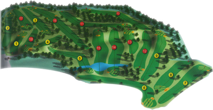 Slievenamon Golf Course Layout