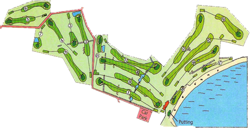 St Helen's Bay Golf Course Layout