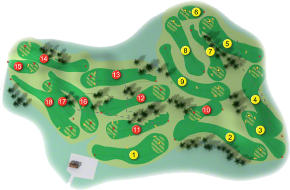 Tramore Golf Course Layout