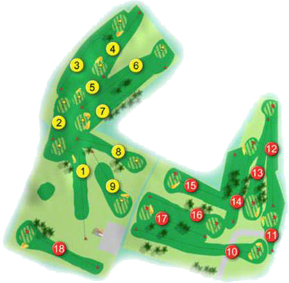 Whitehead Golf Course Layout