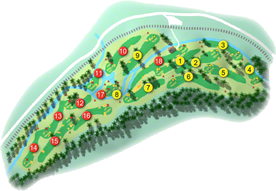 Woodenbridge Golf Course Layout