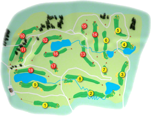 The Heritage Golf Resort Golf Course Layout